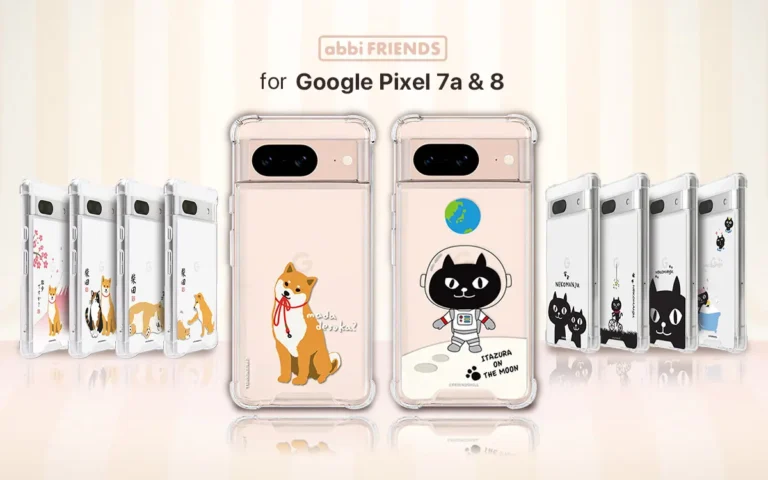 abbi FRIENDS、フレンズヒル公式ライセンス、柴田さんとネコマンジュウのPixel専用ケース発売