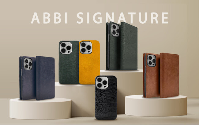 ABBI SIGNATURE、国内ハンドメイドのイタリアンレザーケース「MARGOT」「VINTAGE」などiPhone14向けケースを発表